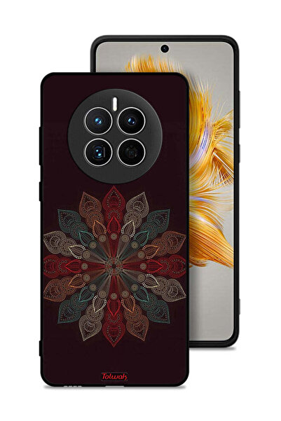 Tolwak غطاء حماية لهاتف هواوي ميت 50 بتصميم زهرة ماندالا