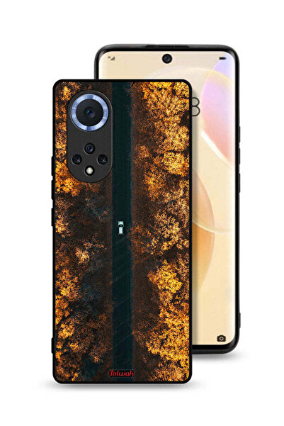 Tolwak غطاء حماية لهاتف هواوي نوفا 9 - طريق في أشجار الخريف