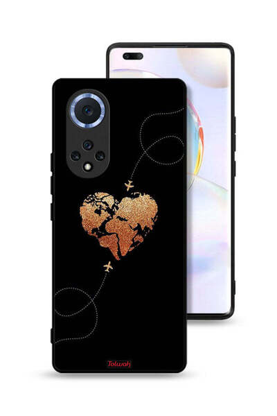 Tolwak غطاء حماية لهاتف Honor 50 Pro بتصميم طائرات تلامس القلب