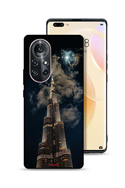 Tolwak Huawei nova 8 Pro Protective Case Cover Burj Khalifa In Night