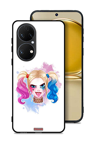 Tolwak غطاء حماية لهاتف Huawei P50E برسومات هارلي كوين