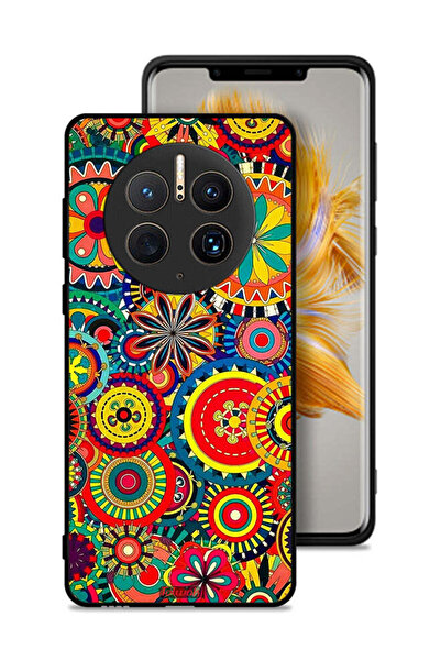 Tolwak غطاء حماية لهاتف هواوي ميت 50 برو بنمط ماندالا ملون