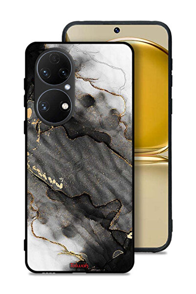 Tolwak غطاء حماية لهاتف هواوي بي 50 - رخامي لامع