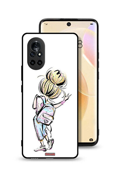 Tolwak غطاء حماية لهاتف هواوي نوفا 8 بتصميم فتاة العودة إلى المدرسة