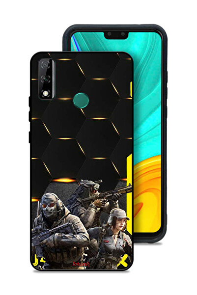 Tolwak غطاء حماية لهاتف Huawei Y8s بخلفية Cyberpunk