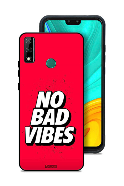 Tolwak Huawei Y8s Protective Case Cover No Bad Vibes
