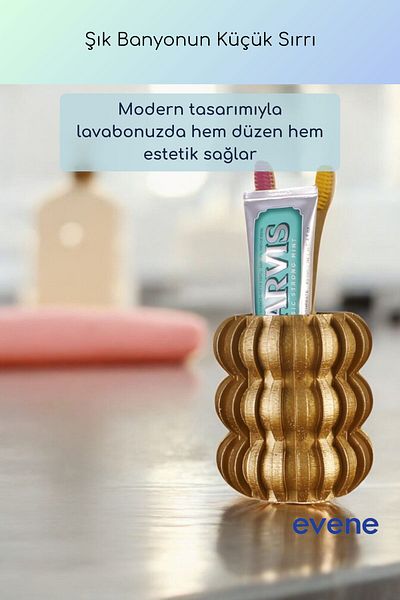 Evene Θήκη οδοντόβουρτσας Βάση οδοντόβουρτσας Βάση οδοντόβουρτσας Χρυσό μοντέλο 75