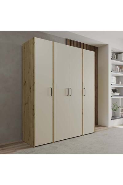 haaus.ro Dressing haaus Malmo V4, Stejar Artisan/Argila, L 160 cm