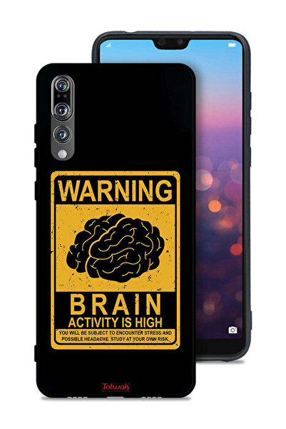 Tolwak غطاء حماية لهاتف Huawei P20 Pro تحذير من ارتفاع نشاط الدماغ