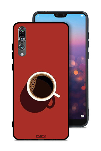 Tolwak غطاء حماية لهاتف هواوي P20 Pro بتصميم فنجان قهوة