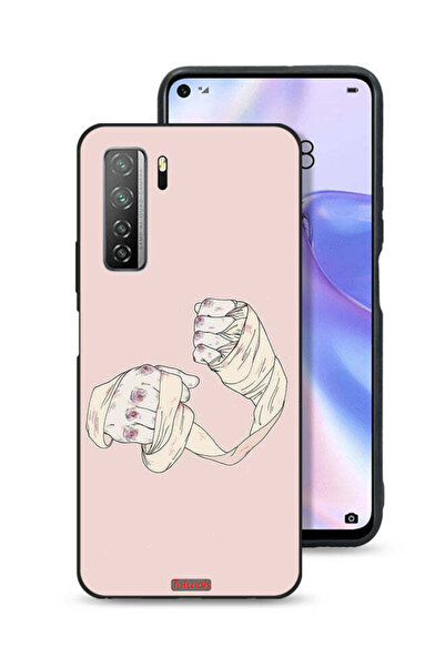 Tolwak غطاء حماية لهاتف هواوي نوفا 7 SE 5G برسومات فنية مقاتلة