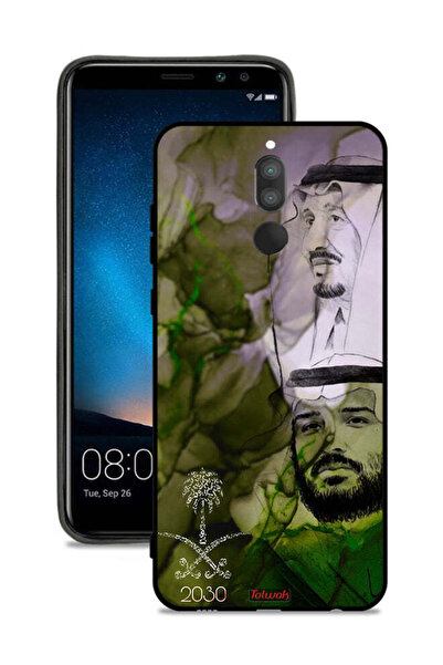 Tolwak غطاء حماية لهاتف هواوي ميت 10 لايت - ملصق فني للملك سلمان وولي العهد محمد