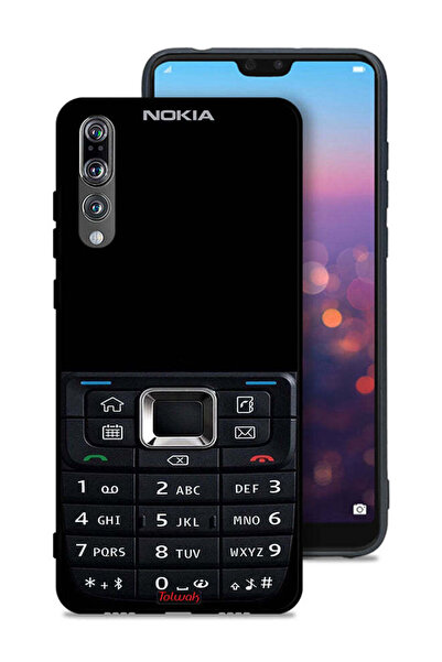 Tolwak غطاء حماية لهاتف هواوي P20 Pro بنمط هاتف قديم