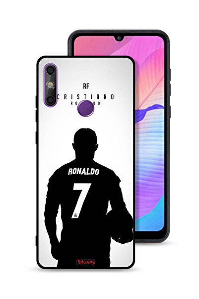 Tolwak غطاء حماية لهاتف هواوي إنجوي 20e بقناع كريستيانو رونالدو