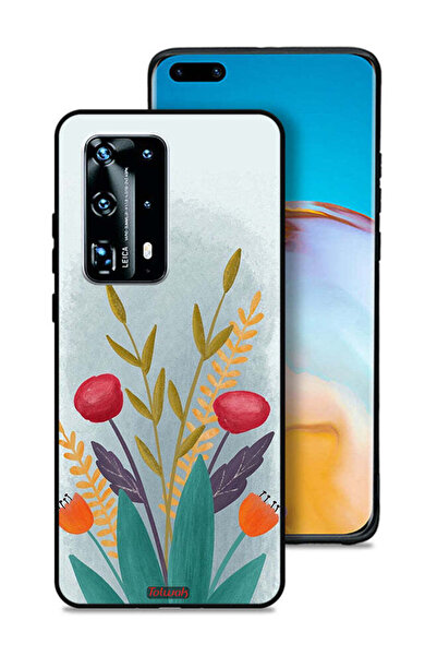 Tolwak غطاء حماية لهاتف هواوي بي 40 برو بلس 5G، رسم نباتي