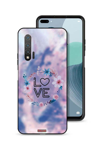 Tolwak غطاء حماية لهاتف هواوي نوفا 6 بتصميم خاتم زهور الحب