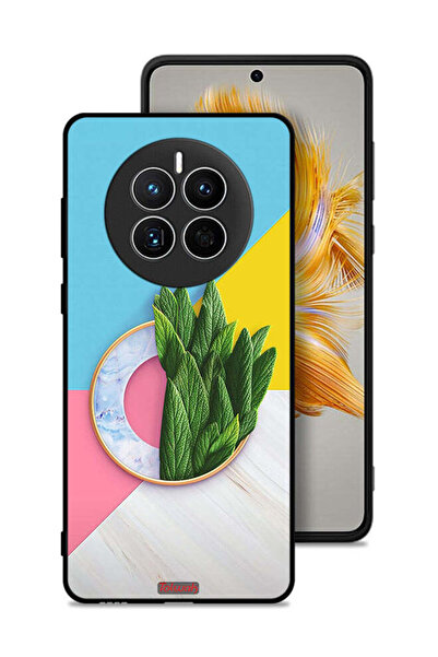 Tolwak غطاء حماية لهاتف هواوي ميت 50 بنمط أوراق تجريدية