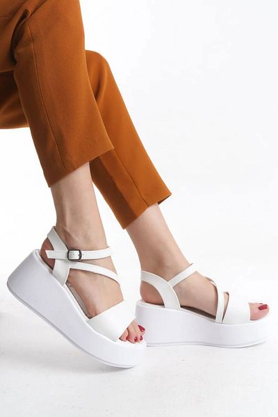 ARTSHOES Women's Light Comfortable 6 cm Platform Heeled Eva Sole Sandals 4010-123-0001