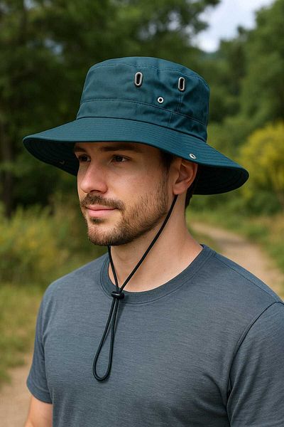 WOHOME Men's Outdoor Breathable Hat- Camping Hat