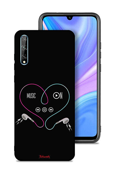 Tolwak غطاء حماية لهاتف هواوي بي سمارت إس مع خاصية تشغيل الموسيقى