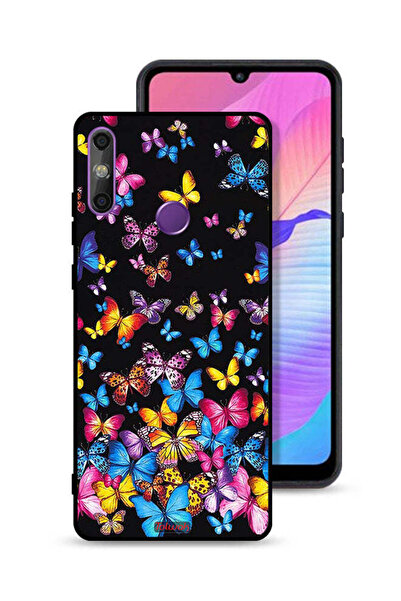 Tolwak غطاء حماية لهاتف هواوي إنجوي 20e بنقشة فراشات ملونة