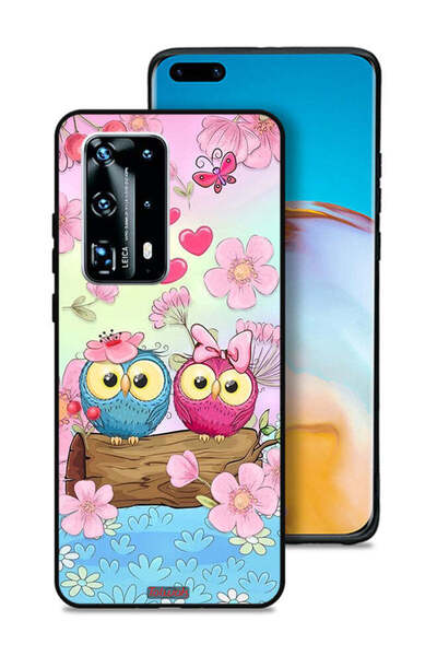 Tolwak غطاء حماية لهاتف هواوي بي 40 برو بلس 5G برسومات بومة لطيفة