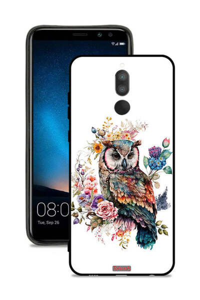 Tolwak غطاء حماية لهاتف هواوي ميت 10 لايت بتصميم بومة فنية تجريدية