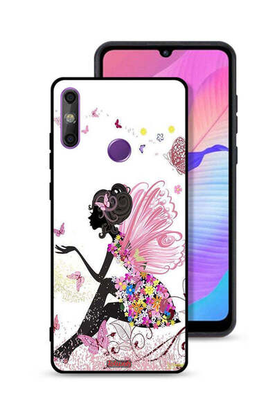 Tolwak غطاء حماية لهاتف هواوي إنجوي 20e بتصميم فتاة الفراشة