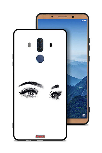 Tolwak غطاء حماية لهاتف هواوي ميت 10 برو بتصميم عيون فنية