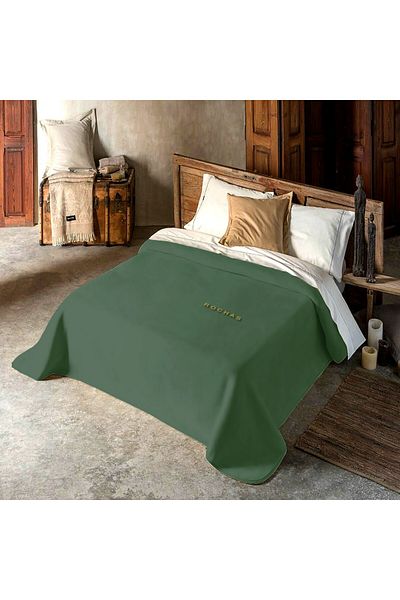ROCHAS Plain blanket, Rochas brand, made in Spain (for two people, 220 x 240)
