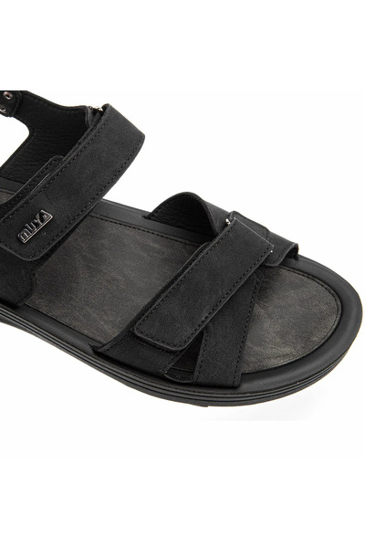 Neco Muya Men's Anatomic Sandals, Flexible Sole, Double Bands Easy to Wear