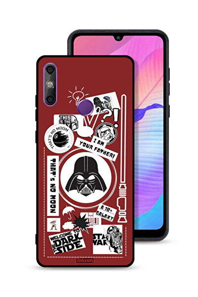 Tolwak غطاء حماية لهاتف هواوي إنجوي 20e - ملصق "مرحبًا بكم في الجانب المظلم"