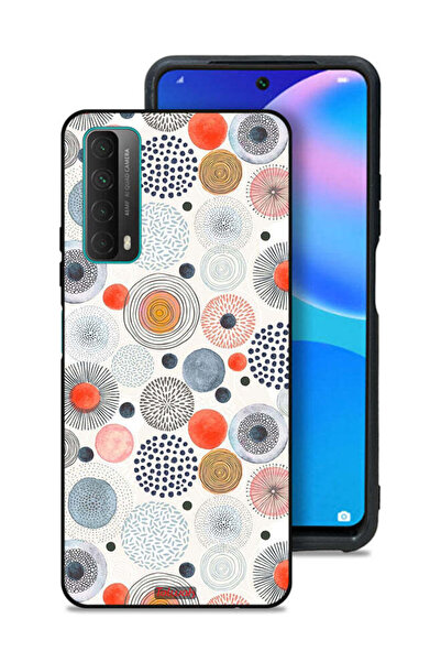 Tolwak غطاء حماية لهاتف هواوي بي سمارت (2021) بنقشة زهور قطنية