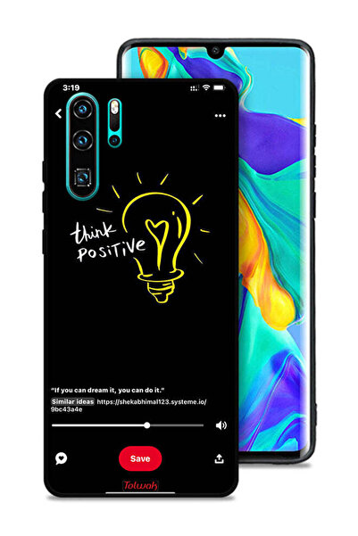 Tolwak غطاء حماية لهاتف هواوي بي 30 برو - فكر بإيجابية