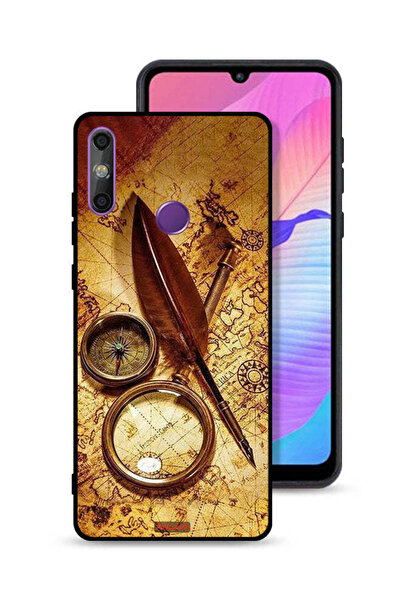 Tolwak غطاء حماية لهاتف هواوي إنجوي 20e بتصميم بوصلة عتيقة