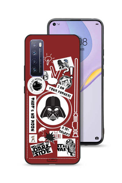 Tolwak غطاء حماية لهاتف هواوي نوفا 7 5G ملصق "مرحبًا بكم في الجانب المظلم"