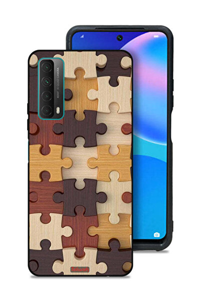 Tolwak غطاء حماية لهاتف هواوي بي سمارت (2021) بنمط خشبي