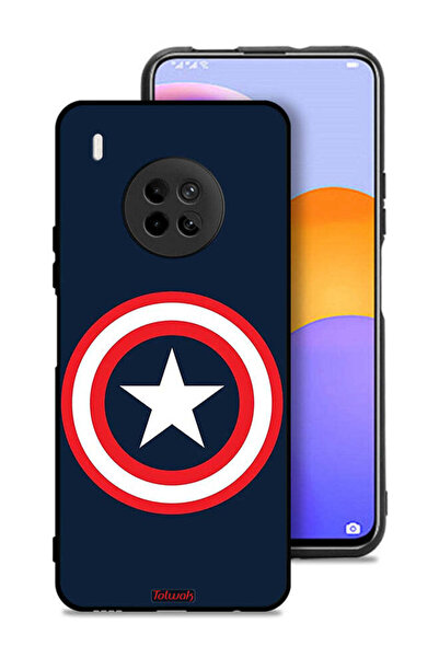 Tolwak غطاء حماية لهاتف هواوي Y9a بتصميم كابتن أمريكا