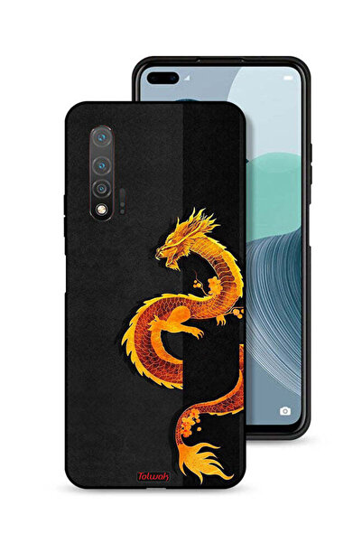 Tolwak Huawei nova 6 Protective Case Cover Dragon Art