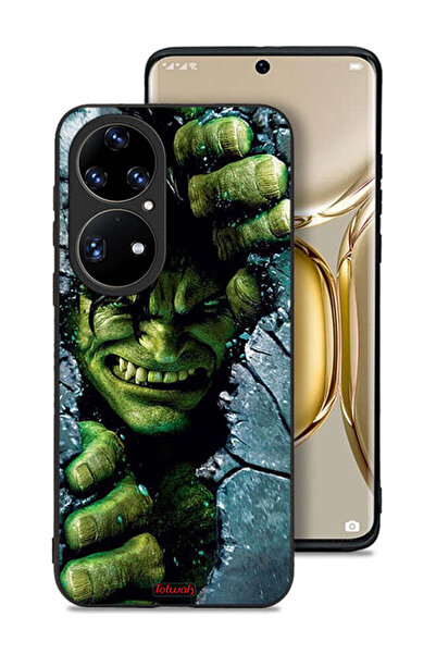 Tolwak غطاء حماية لهاتف هواوي P50 برو بتصميم هالك المذهل