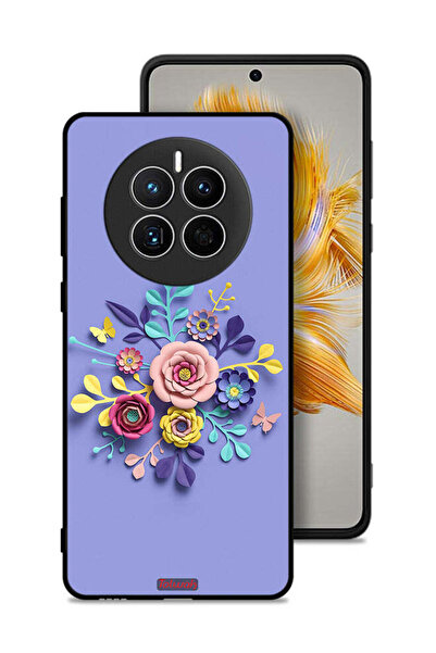 Tolwak غطاء حماية لهاتف هواوي ميت 50 برسومات زهور فنية