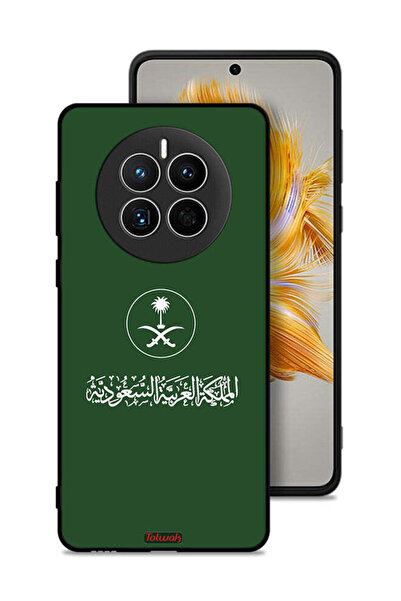 Tolwak غطاء حماية لهاتف هواوي ميت 50 بشعار المملكة العربية السعودية