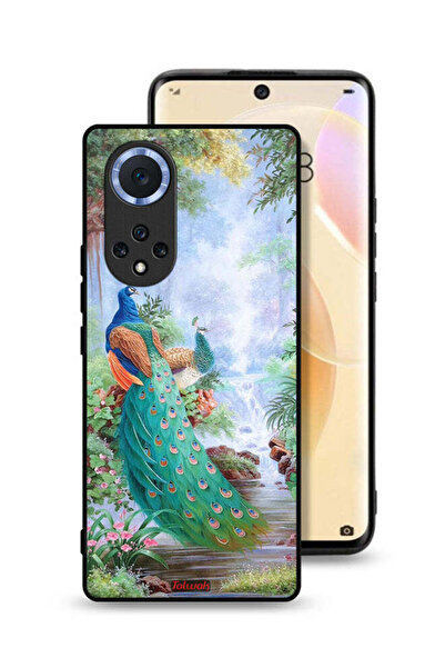 Tolwak غطاء حماية لهاتف هواوي نوفا 9 بنقشة الطاووس