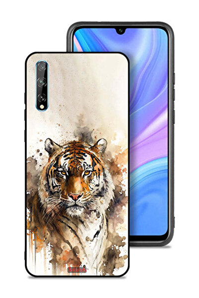 Tolwak غطاء حماية لهاتف هواوي بي سمارت إس بتصميم فن تجريدي من جلد الفهد