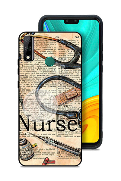 Tolwak غطاء حماية لهاتف Huawei Y8s بتصميم أدوات ممرضة عتيقة