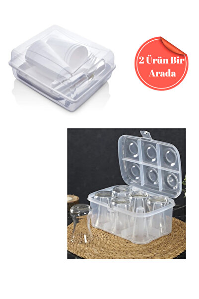 Parmeva 32 Parça Piknik Seti Ve 6'Lı Çay Bardağı Taşıma Kutusu