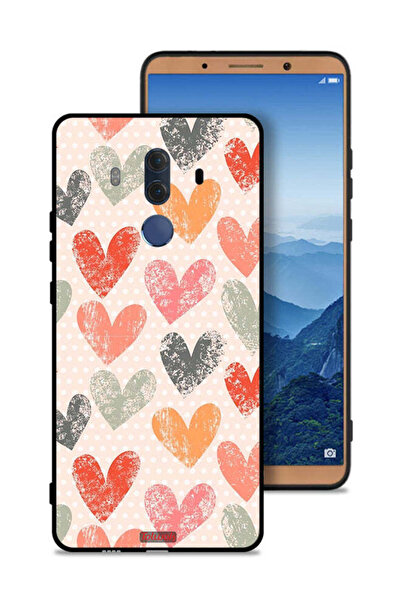 Tolwak غطاء حماية لهاتف هواوي ميت 10 برو بتصميم قلوب فنية