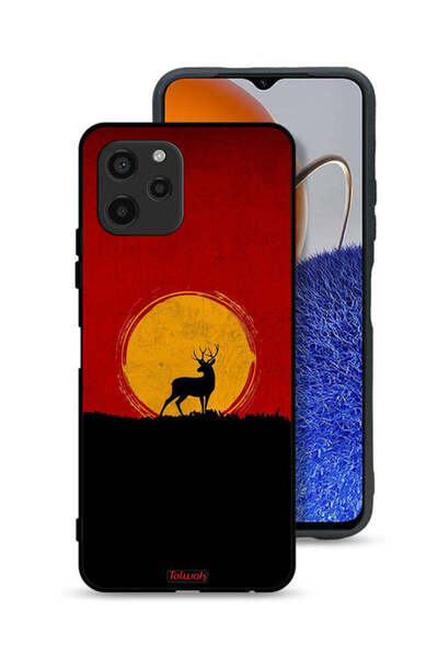 Tolwak غطاء حماية لهاتف هواوي نوفا Y61 بتصميم غزال وقمر