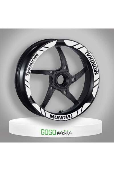 Gogo MONDİAL UYUMLU BEYAZ 1 SET JANT ŞERİDİ