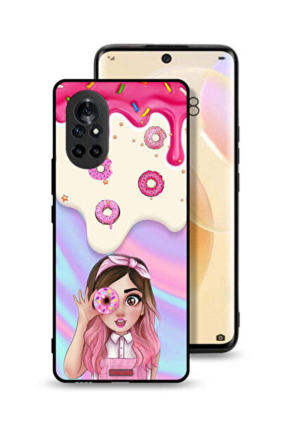 Tolwak غطاء حماية لهاتف هواوي نوفا 8 يحمل صورة دونات